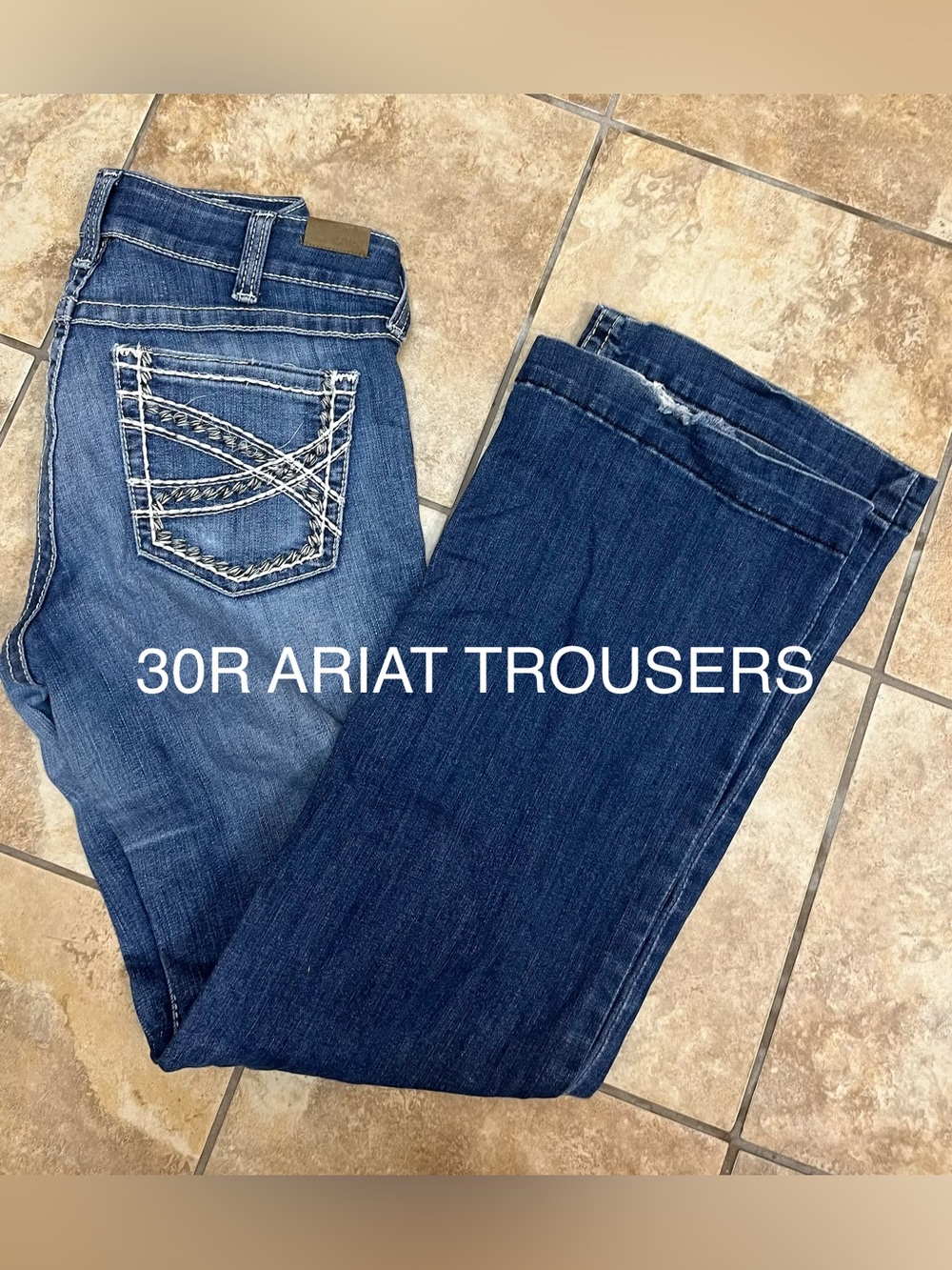 Ariat Women's Dark Blue Bootcut Jeans - 30x33